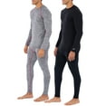 thumbnail image 3 of Russell 2-Pack Mens & Big Mens L2 Performance Baselayer Thermal Underwear Long Sleeve Top, Sizes M-5XL, 3 of 6