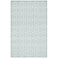 thumbnail image 6 of SAFAVIEH Dhurries Valentina Geometric Area Rug, Blue/Ivory, 4' x 6', 6 of 11