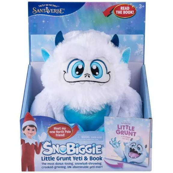 The Elf on the Shelf SnoBiggie Little Grunt – Yeti Plush and Illustrated Storybook