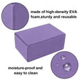 thumbnail image 4 of Muka 4 Pack Black Yoga Blocks 4x6x10 Inch, High Density EVA Foam Yoga Brick for Meditation, Pilates, 4 of 8