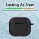 thumbnail image 2 of Funda protectora para auriculares inalámbricos para AirPods 3 (negro), 2 of 9