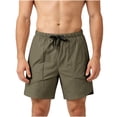 thumbnail image 4 of Rvwovn Men's Quick Dry Athletic Shorts with Zipper Pockets - Lightweight Running & Breathable Workout Shorts, 4 of 5