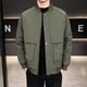 thumbnail image 2 of Kalauyu Men's Fall Jacket Winter Windbreaker Bomber Zip Up Softshell Warm Windproof Casual Cargo Coat, 2 of 4