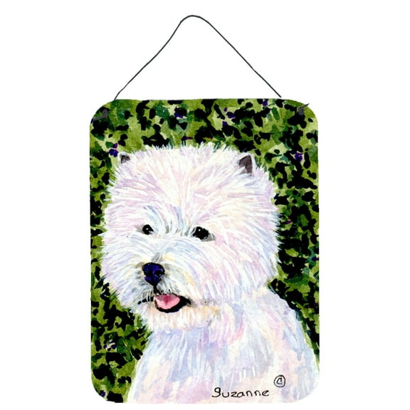 Westie Aluminium Metal Wall or Door Hanging Prints