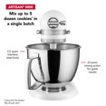 thumbnail image 3 of Batidora de pie KitchenAid Artisan Mini Plus, 3,3 L, color blanco mate, 3 of 6