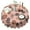 Pink Football And, variant on Pink Football and Drinks Pattern Round Tablecloth 60"x60",Wrinkle Wipeable Table Cloth for Kitchen Dining Room Picnic Patio Party