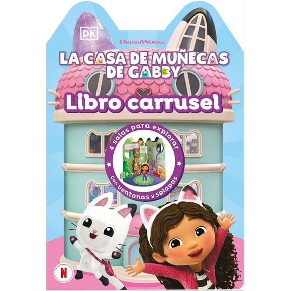 La Casa de Muñecas de Gabby (Gabby's Dollhouse Playbook): Libro Carrusel, (Hardcover)