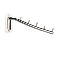 thumbnail image 1 of Colgador de pared plegable con brazo giratorio en acero inoxidable pesado, 1 of 5