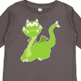 thumbnail image 4 of Inktastic Green Dragon Boys or Girls Long Sleeve Toddler T-Shirt, 4 of 5