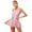 Pink, variant on YIZYIF Womens Jazz Hip Hop Dance Dress Allover Sparkle Sequins Low Back Leotard Dress Stage Performance Dancewear Red 16/M