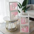 thumbnail image 3 of Decoraciones de cumpleaños Yotijar 4 piezas de látex Baby Shower blanco, 3 of 9
