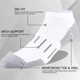 thumbnail image 2 of Calcetines Heatuff Athletic para hombre que absorben la humedad, paquete de 6, 2 of 7