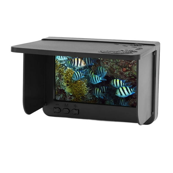 Fish Finder Display Screen Fishing Camera Display Screen Adjustable Backlight With 3 Sided Sunvisor ,Easy to Use
