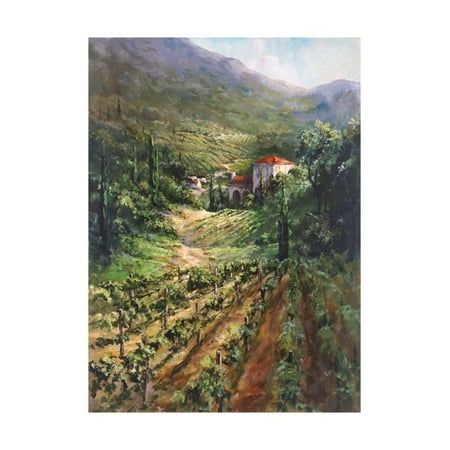 - Tuscany Vineyard Italian Country Landscape Painting Print Wall Art By Art Fronckowiak