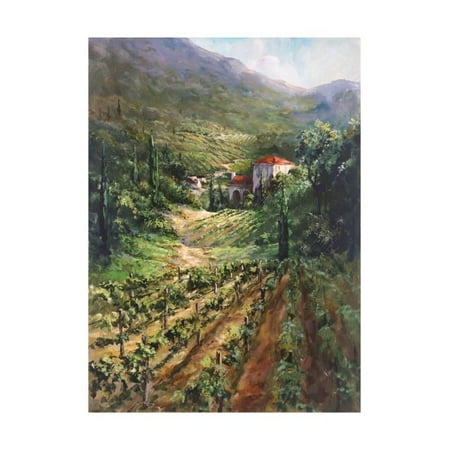 Tuscany Vineyard Italian Country Landscape Painting Print Wall Art By Art (Best Vineyards In Tuscany)