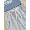 thumbnail image 5 of Toddler Baby Boy Baseball Outfit Baseball Short Sleeve T-Shirt +Elastic Waist Shorts Set 2Pcs Summer Cute Clothes, 5 of 7