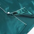 thumbnail image 3 of eczipvz Girls Boys Pajamas Satin Pajama Set Silk Pjs Short Sleeve Sleepwear Kids Button-Down Nightwear Green L, 3 of 5
