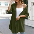 thumbnail image 7 of Women's Lightweight Open Front Knit Cardigans Short Sleeve Casual Soft Drape Summer Cardigan, 7 of 7