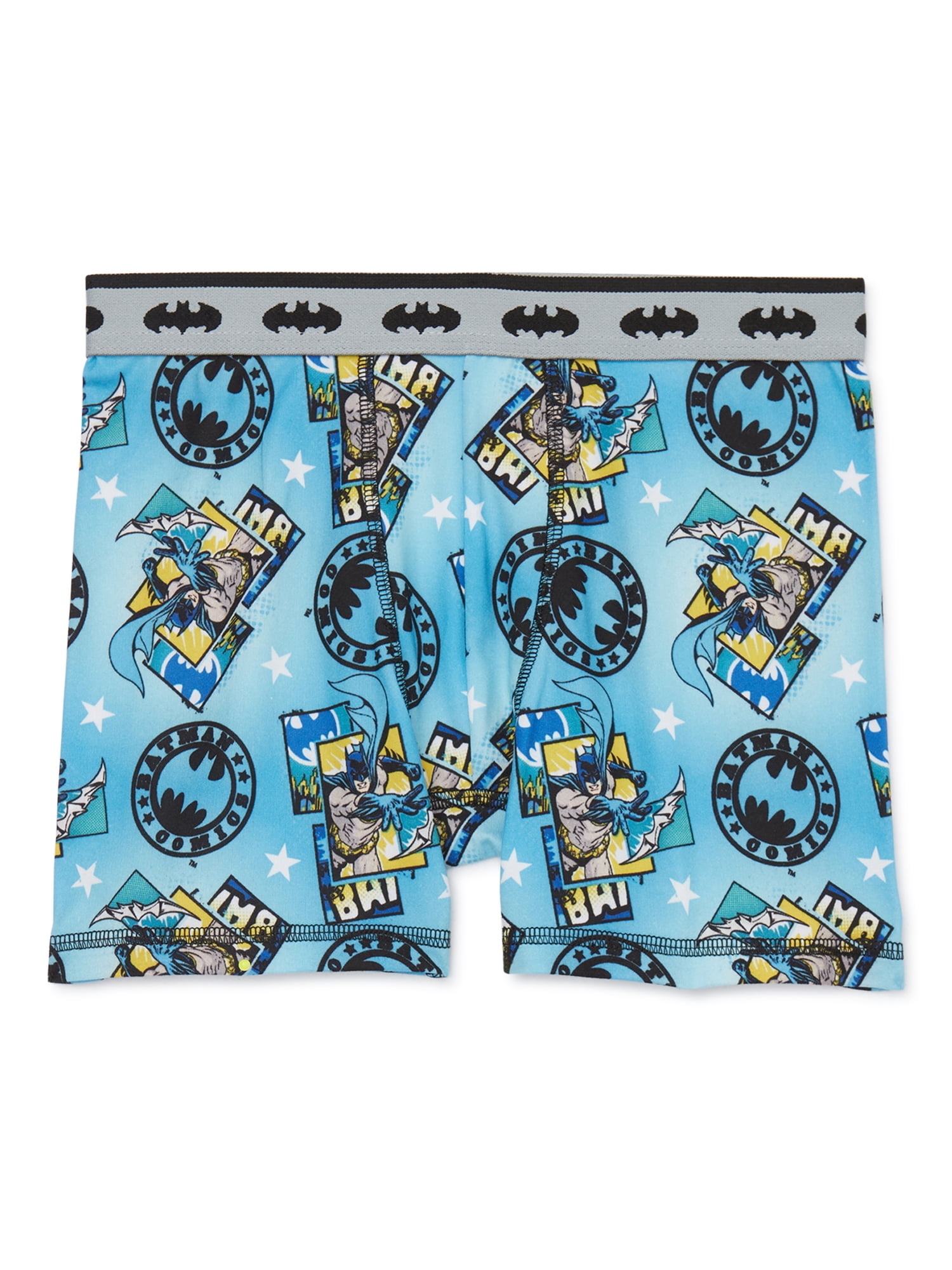 Batman Boys Performance Boxer Brief Underwear, 4-Pack, Sizes 4-10 