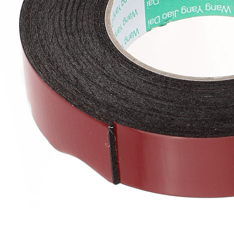 Double Sided Foam Tape Strong Pad Mounting,Black Self-Adhesive Tape Include  Square Round and Rectangular（60Pcs）