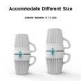 thumbnail image 2 of Soporte para taza de café Soporte para taza de café apilable para gabinete Negro Afortunado Sencillez, 2 of 5