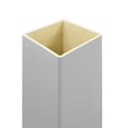 thumbnail image 2 of Weatherables 4x4 Post Sleeve – Weatherproof Premium Outdoor Vinyl Post Cover for Lasting Durability and Easy Installation on Decks, Patios, Porches or Mailbox Posts (4" x 4" x 84", White), 2 of 4
