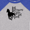 thumbnail image 4 of Inktastic Live Like Someone Left the Gate Open Horse Silhouette Boys or Girls Baby Bodysuit, 4 of 5