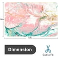 thumbnail image 2 of Turquoise Pink Painted Background Bath Rugs 16x24 Inch Non Slip Bath Mat Quick Dry Absorbent Thin Bath Rug Fit Under Door Washable Bath Floor Rugs for Bathroom Bathtub Shower Sink,Multi 8, 2 of 6