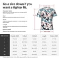 thumbnail image 2 of Yiaed Butterfly Print Mens Short Sleeve Tight Fit T-Shirt, Crewneck Casual Tee-3X-Large, 2 of 5
