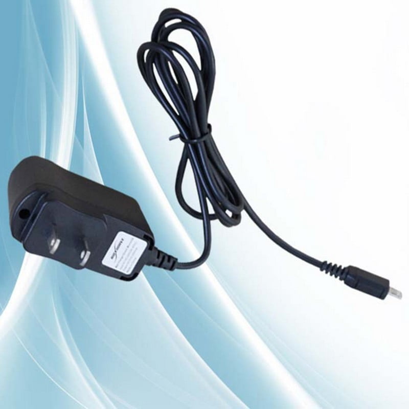 European Charger Adapter with Cable for Samsung,LG,Motorola,Nokia,HTC,All Android Phones,Camera,etc.