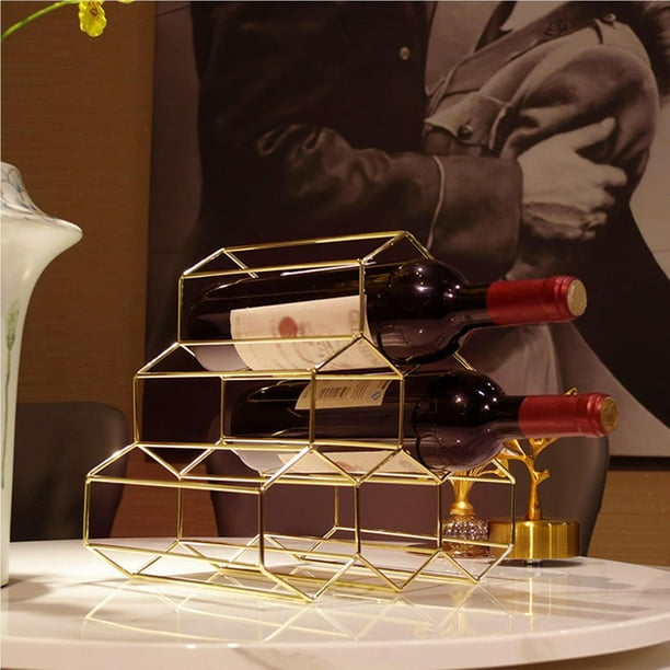 Rose gold wine holder new arrivals
