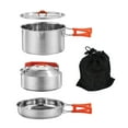 thumbnail image 2 of Camping Cookware Portable Durable Camping Cooking Set for Hiking Picnic Gear, 2 of 9