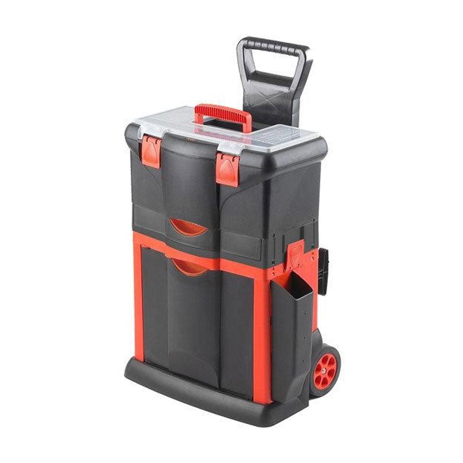 Rolling Tool Box Organizer Chest Rolling Case Portable Workshop Storage Cart Bin 