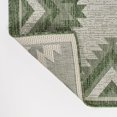 thumbnail image 3 of Moroccan Diamond Indoor Outdoor Area Rug 4X6 Green/Cream, 3 of 8
