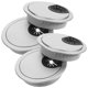 thumbnail image 1 of BESTYASH 20Ud Tapones Para Orificios De Cables Escritorio Plateado Resistente Elegante Y Fácil De Instalar, 1 of 6