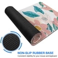 thumbnail image 6 of Pink Picture Flower Mouse Pads Pad Mouse Waterproof Washable for Office Home Work Gaming Gifts Tables Mouse Pad Rubber Base Mousepad with Stitched Edges 35.4x15.7inches, 6 of 7