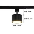 thumbnail image 7 of FSLiving LED Spot Light 9W J-Type Track Rotated Adjusting Angle Dimming Remote Control Accent Light Black Metal Simple Design for Wall Painting Bar Store Sloped Ceiling Vaulted Ceiling - 1 Light, 7 of 7