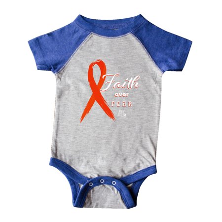 

Inktastic Faith Over Fear World AIDS Day with Red Ribbon Gift Baby Boy or Baby Girl Bodysuit