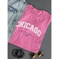 thumbnail image 3 of Chicago 1998 College Style T-Shirt Women -Image by Shutterstock, Female x-Large, 3 of 4