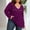 Purple, variant on Women's Oversized V Neck Long Sleeve Knitted Sweater Large Tunic Tops Swing Tops for Women Summer Tops for Juniors Woman Clothes Tunic Top Extra Long plus Size Dressy Tops Women Women plus Tops Tall