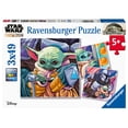 thumbnail image 1 of Juego de rompecabezas Ravensburger Star Wars Grogu Moments, 3 x 49 piezas, 1 of 8