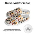 thumbnail image 6 of Fotbe Cute Cats Pattern Women's Fuzzy Curly Fur Memory Foam Loafer Slippers Indoor Outdoor Slippers Winter Home Shoes-46/47, 6 of 7