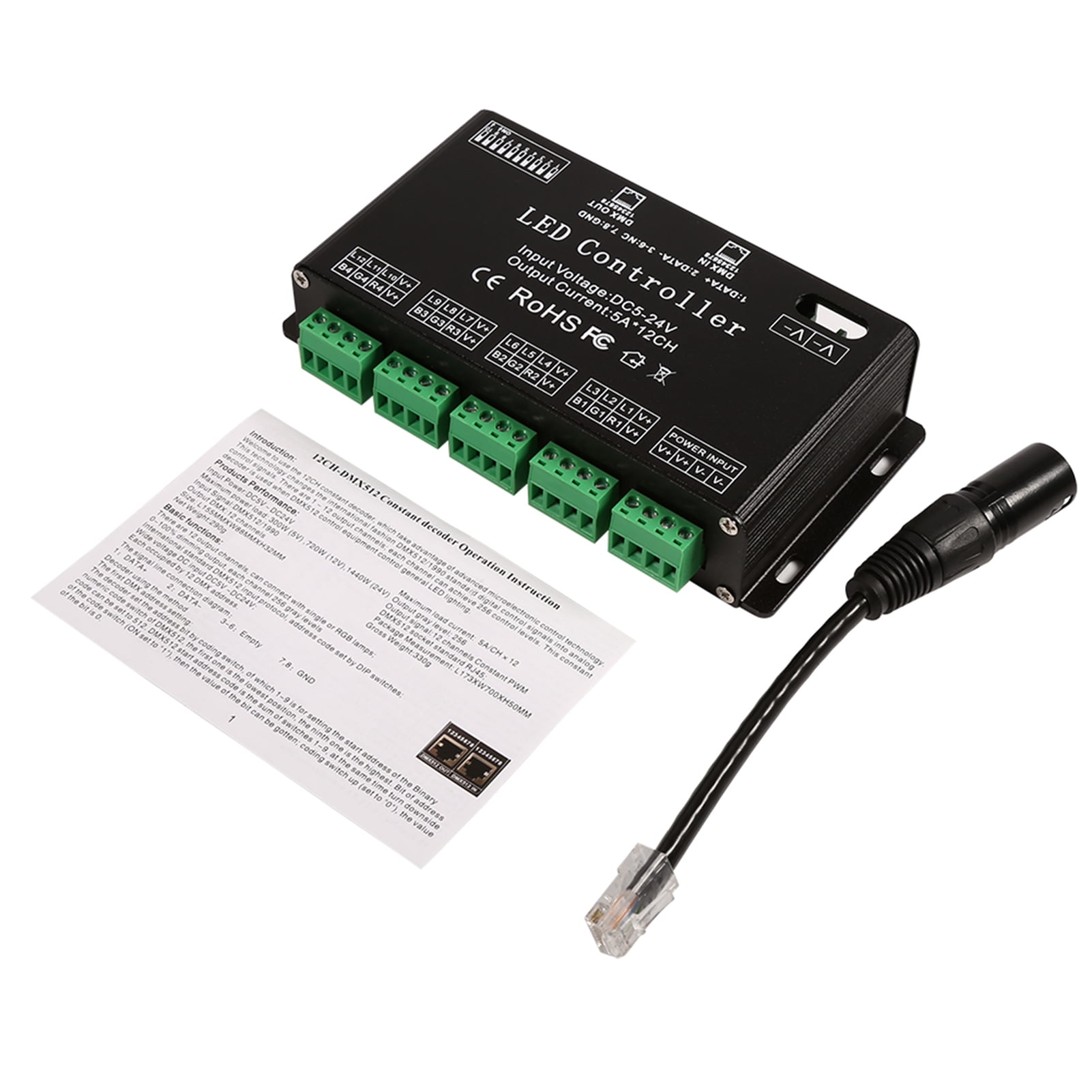 DMX Decoder, RGB LED Controller DMX LED Controller Nepal | Ubuy
