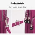 thumbnail image 2 of Nylon Crossbody Sling Bag, Minimalist Travel Backpack with Adjustable Strap, Multi-Compartment Design for Phone, Wallet, and Essentials, Durable Outdoor Use, 2 of 7