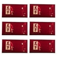 thumbnail image 3 of Elodie 6Pcs Chinese Lunar New Year Red Envelope Money for Birthday Graduation A, 3 of 8