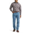 thumbnail image 3 of Wrangler® Men's and Big Men's Regular Fit Long Sleeve Western Shirt, Sizes S-5XL, 3 of 4