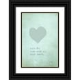 thumbnail image 1 of Murdock, Ramona 17x24 Black Ornate Wood Framed with Double Matting Museum Art Print Titled - Love with All Your Heart, 1 of 4