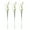 Mint, variant on Set of 3 Artificial Dandelion Flower Stems - 28 Inches Tall
