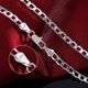 thumbnail image 1 of Collar de plata de ley 925 para hombre, 2/4/6/8/10/12MM, 40-75cm, collar de cadena facial con cierre de langosta, joyer铆a de compromiso para hombres y mujeres, 1 of 2