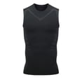 thumbnail image 2 of Haitryli Men's Athletic Tank Top Compression Workout Vest  Sleeveless Shirts Fitness Shapewear A Black XL, 2 of 5